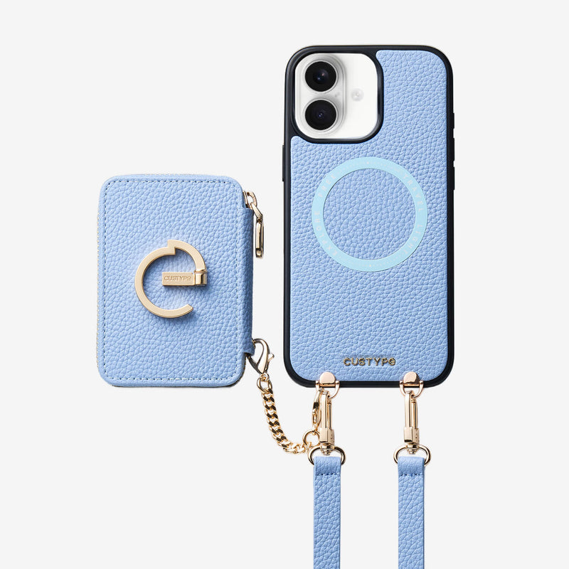 Original Design Set- Detachable Magsafe Crossbody Wallet Phone Case Set For Travel - iPhone 17