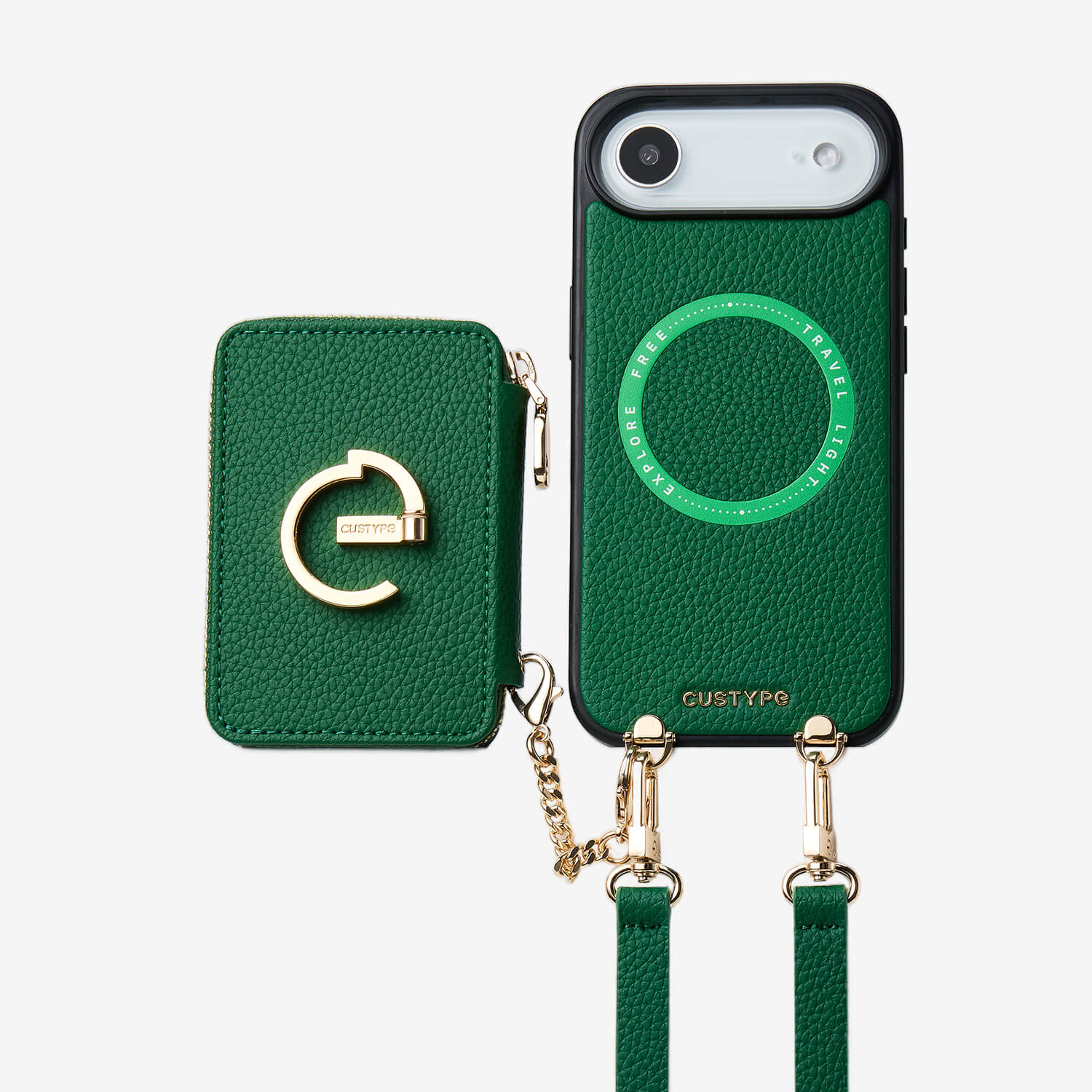 Original Design Set- Detachable Magsafe Crossbody Wallet Phone Case Set For Travel