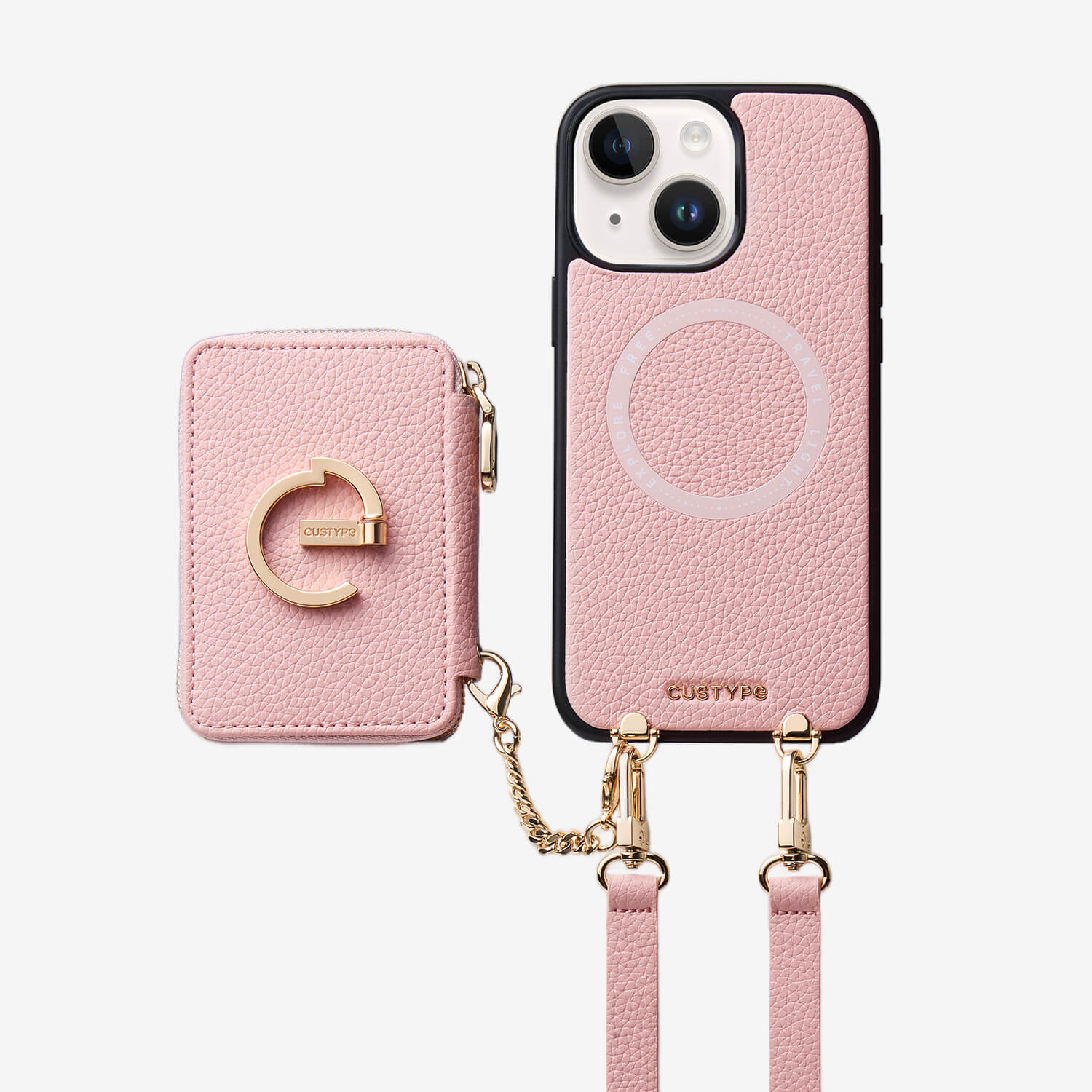 Original Design Set- Detachable Magsafe Crossbody Wallet Phone Case Set For Travel