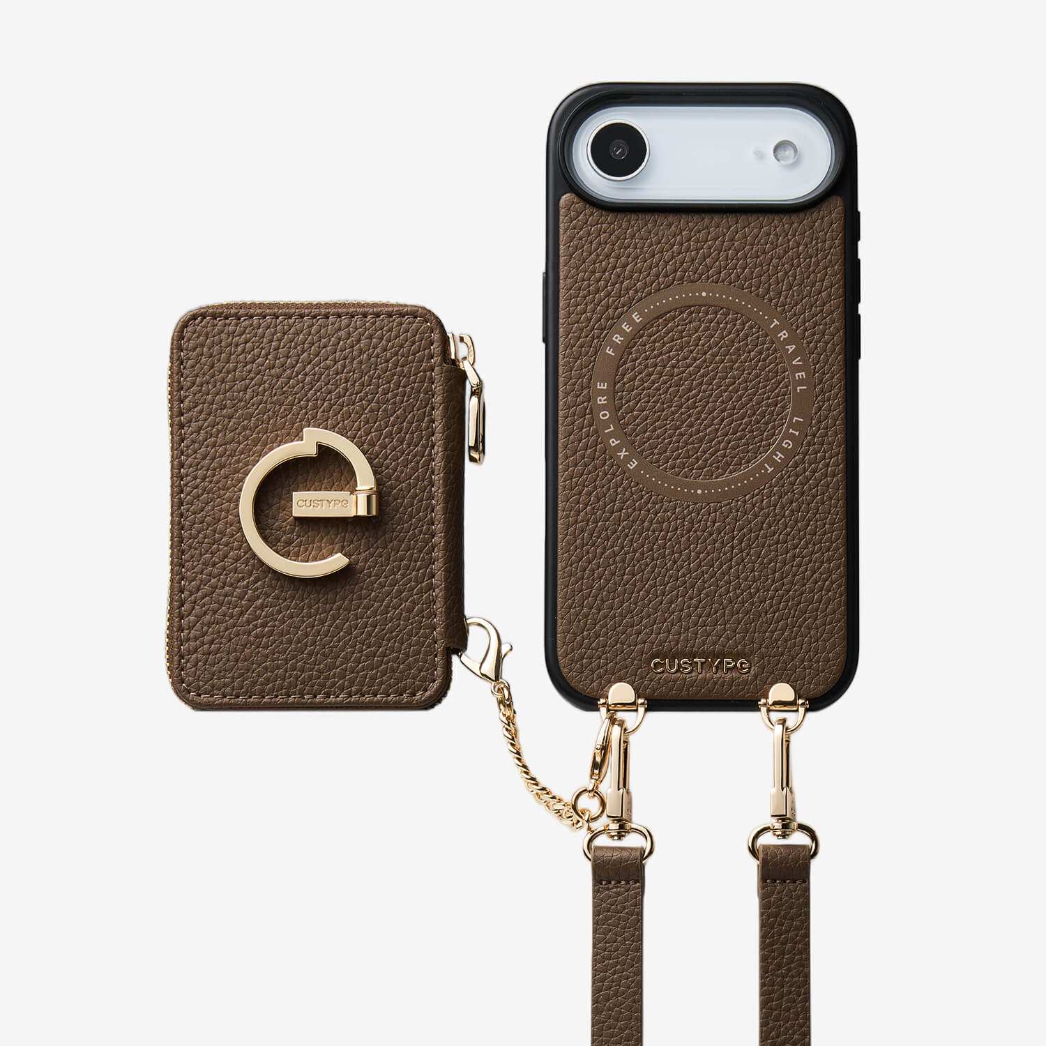 Original Design Set- Detachable Magsafe Crossbody Wallet Phone Case Set For Travel