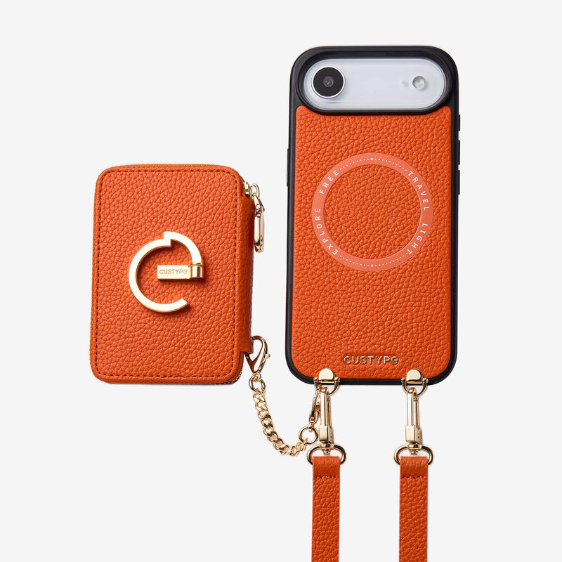 Original Design Set- Detachable Magsafe Crossbody Wallet Phone Case Set For Travel-Custype