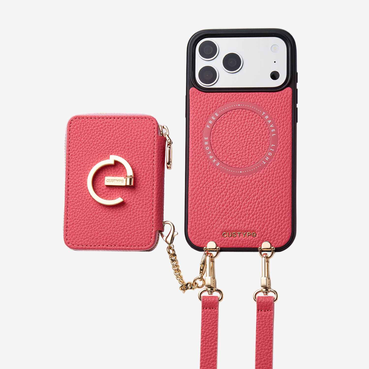 Original Design Set- Detachable Magsafe Crossbody Wallet Phone Case Set For Travel