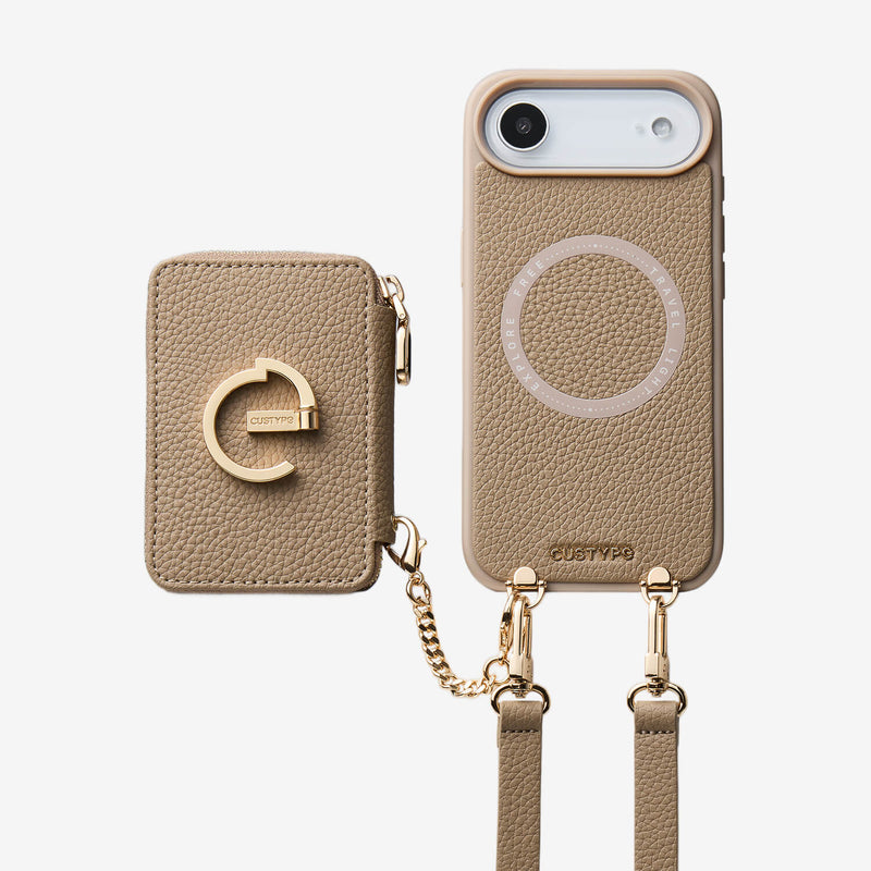 Original Design Set- Detachable Magsafe Crossbody Wallet Phone Case Set For Travel-Custype