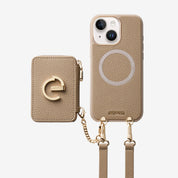 Original Design Set- Detachable Magsafe Crossbody Wallet Phone Case Set For Travel