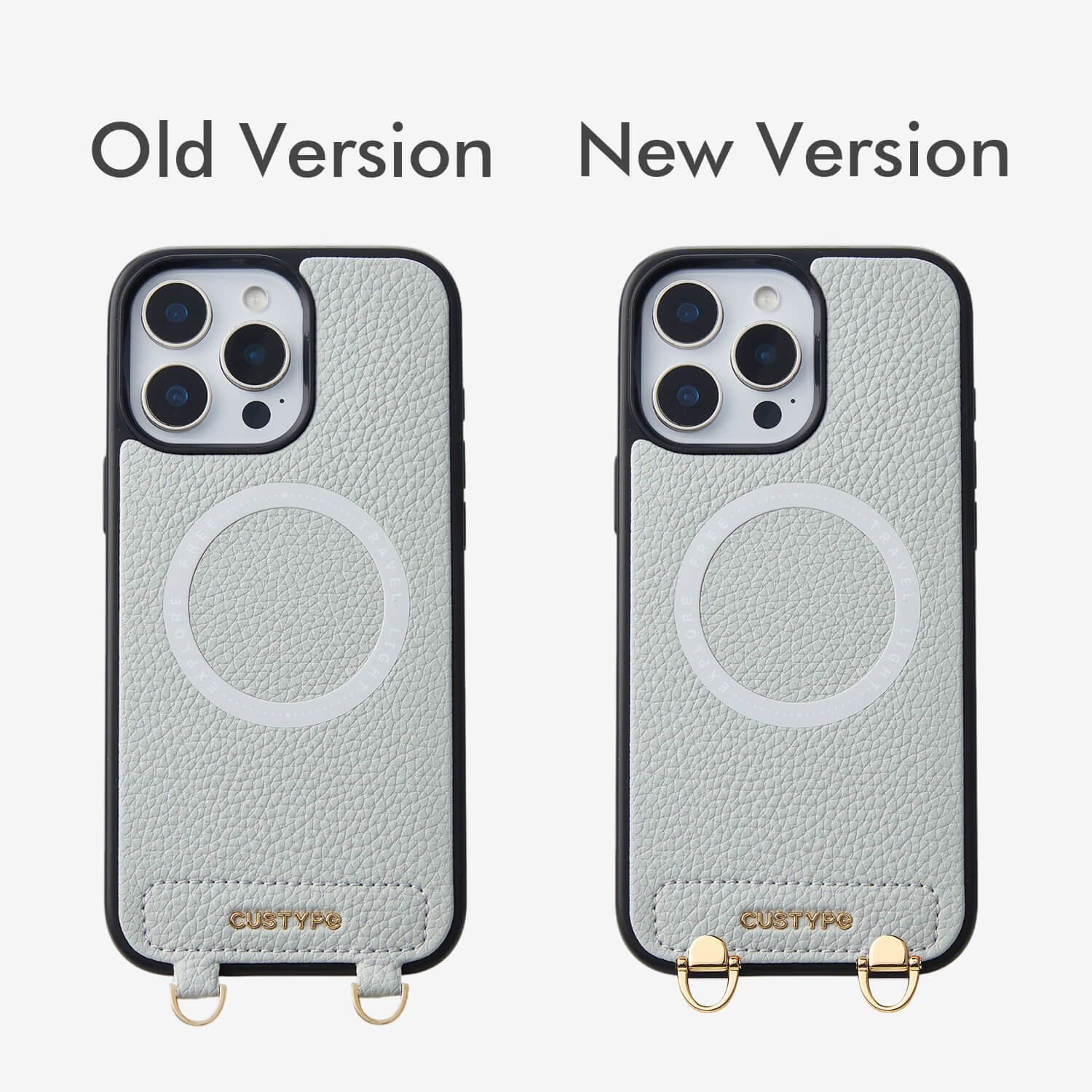 モランディ グレースキット - ストラップ＆スタンド付き取り外し可能なウォレットフォンケース