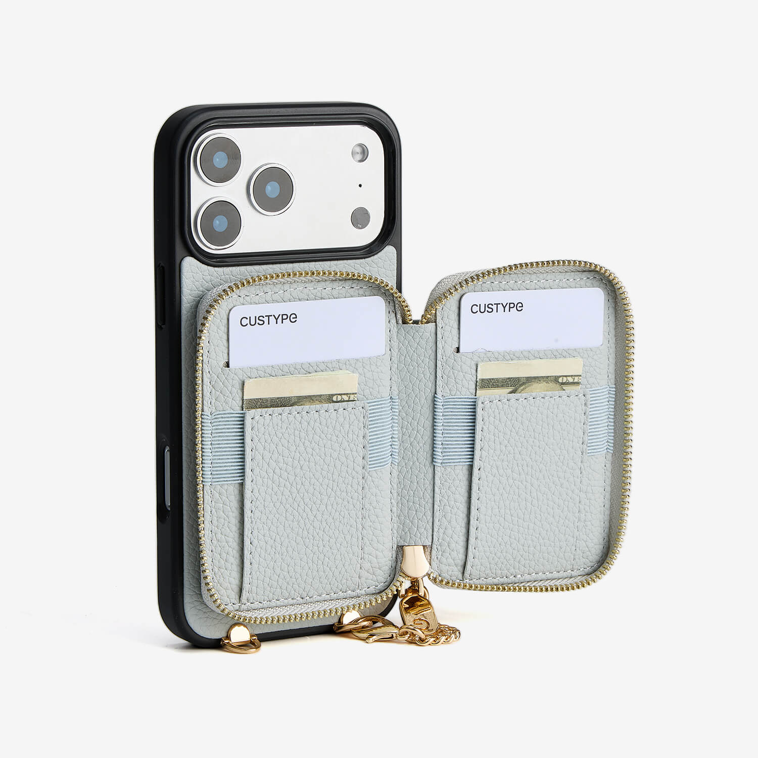 モランディ グレースキット - ストラップ＆スタンド付き取り外し可能なウォレットフォンケース