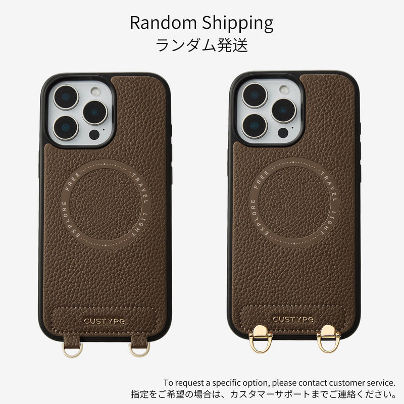 モランディ グレースキット - ストラップ＆スタンド付き取り外し可能なウォレットフォンケース