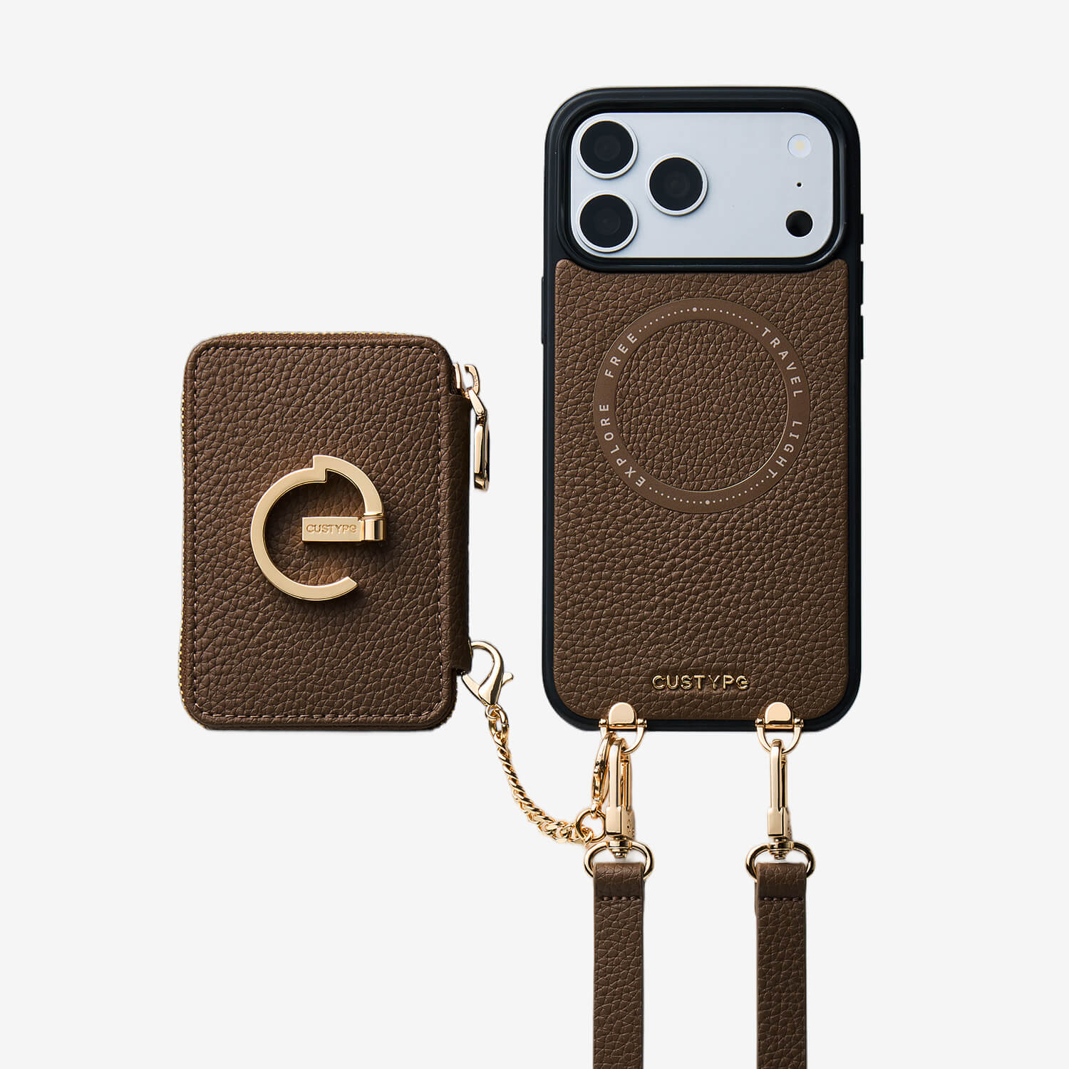 Original Design Set- Detachable Magsafe Crossbody Wallet Phone Case Set For Travel