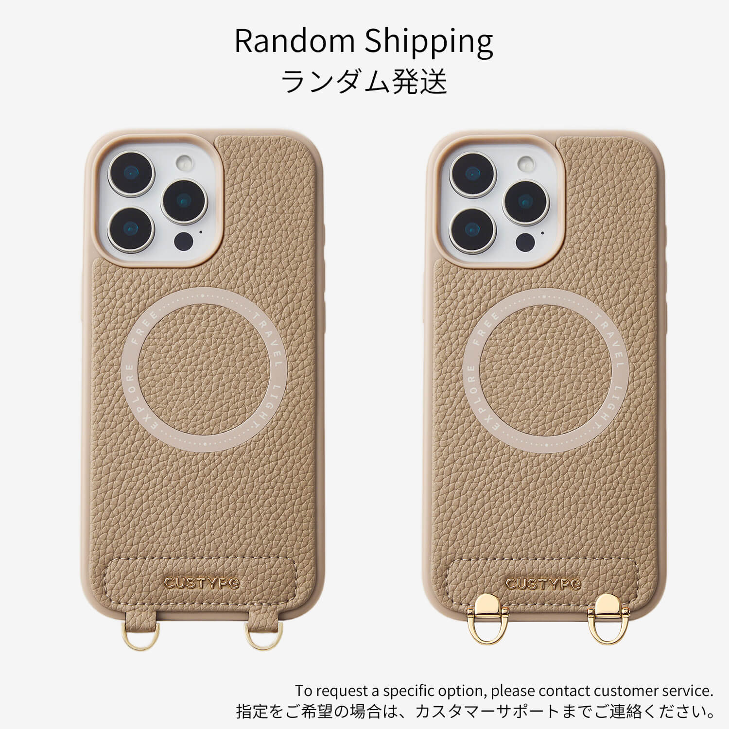 モランディ グレースキット - ストラップ＆スタンド付き取り外し可能なウォレットフォンケース