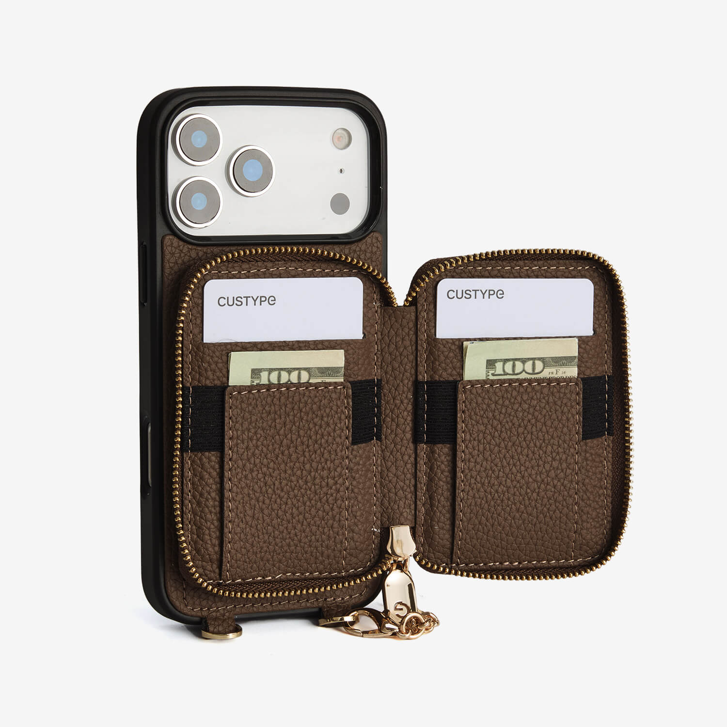 mocha iPhone 17 pro wallet case