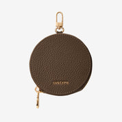 round pouch with zipper