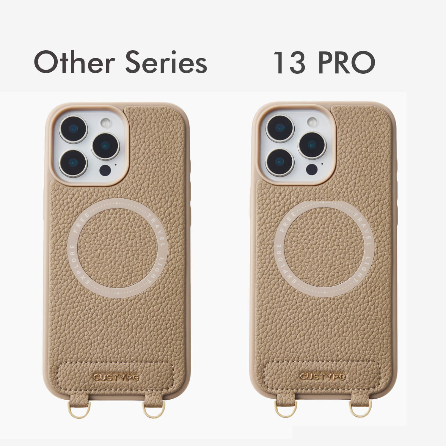 Morandi Grace Kit - ワイヤレス充電対応マグネット付きiPhoneケース