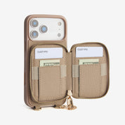 taupe iPhone 17 pro wallet case