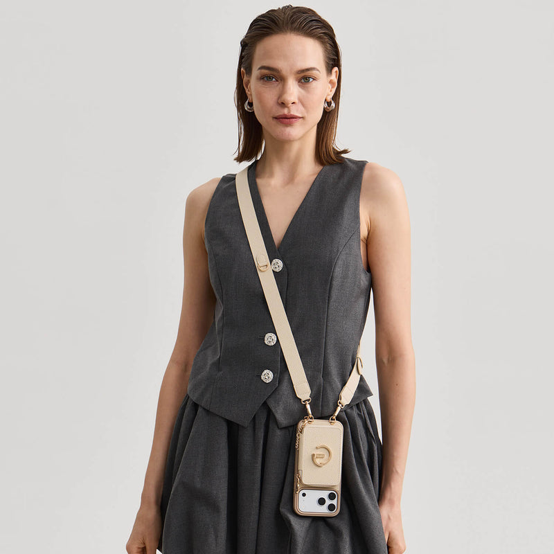 Roam Kit- Detachable Wallet Phone Case with Wide Strap