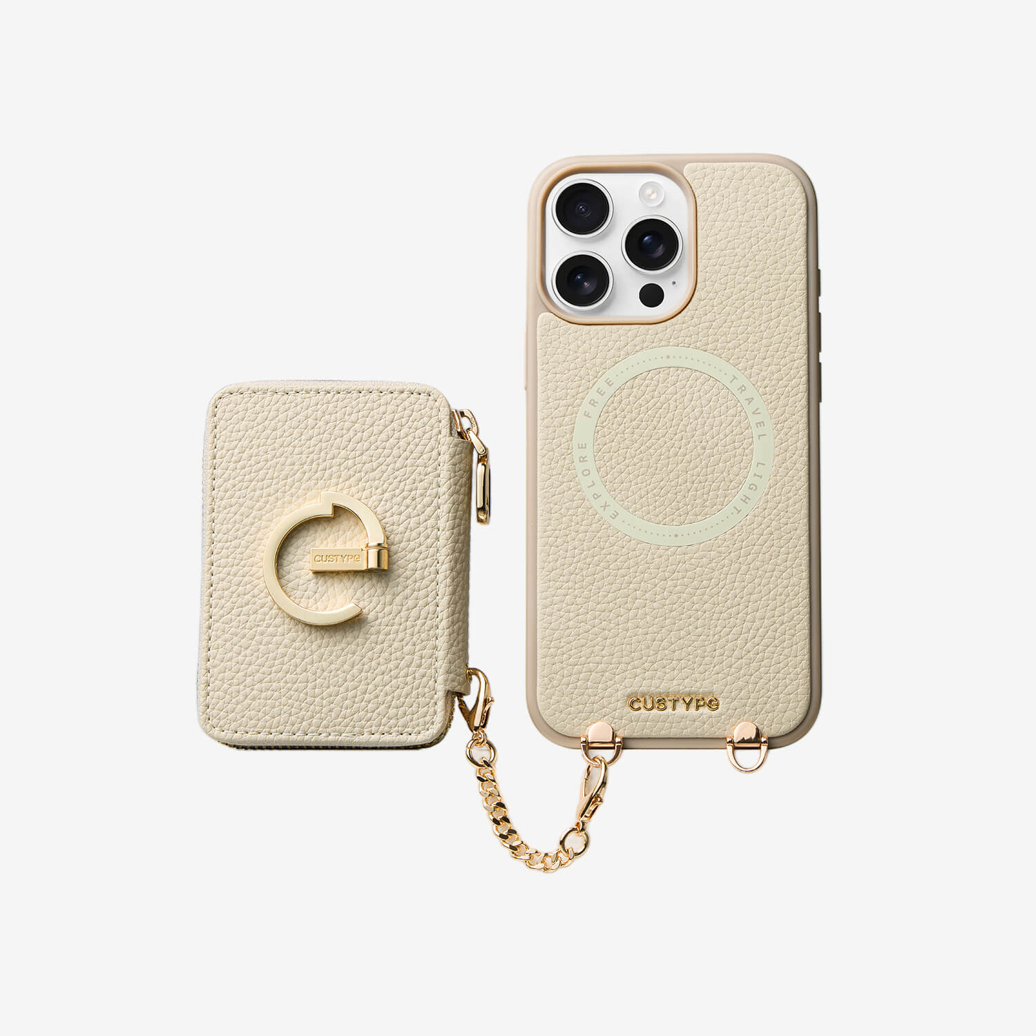 Original Design Set- Detachable Wallet Phone Case with Wireless Charging Card Holder and Wireless Charging-Mobile Phone Cases-Custype