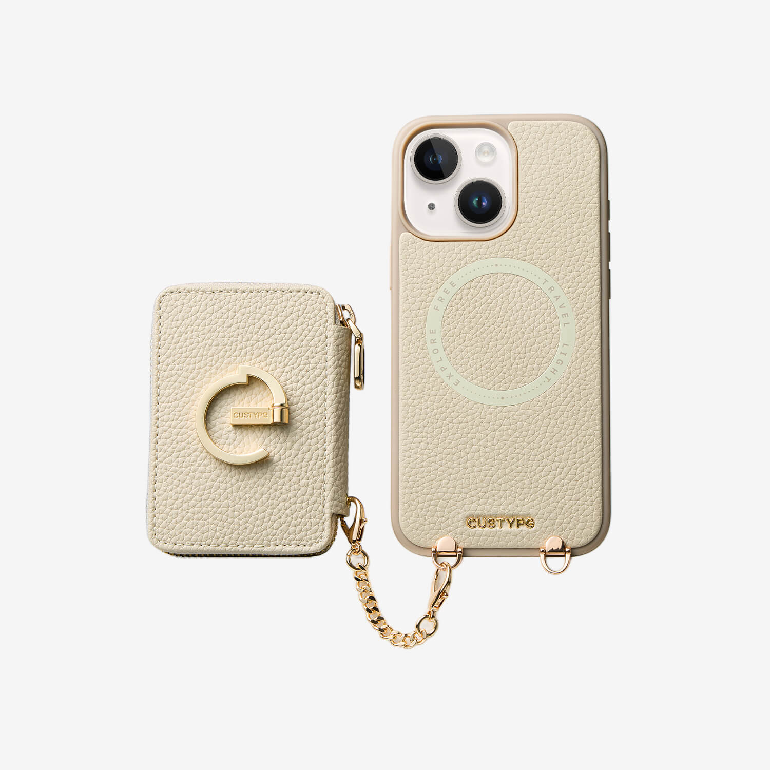 Original Design Set- Detachable Wallet Phone Case with Wireless Charging Card Holder and Wireless Charging-Mobile Phone Cases-Custype