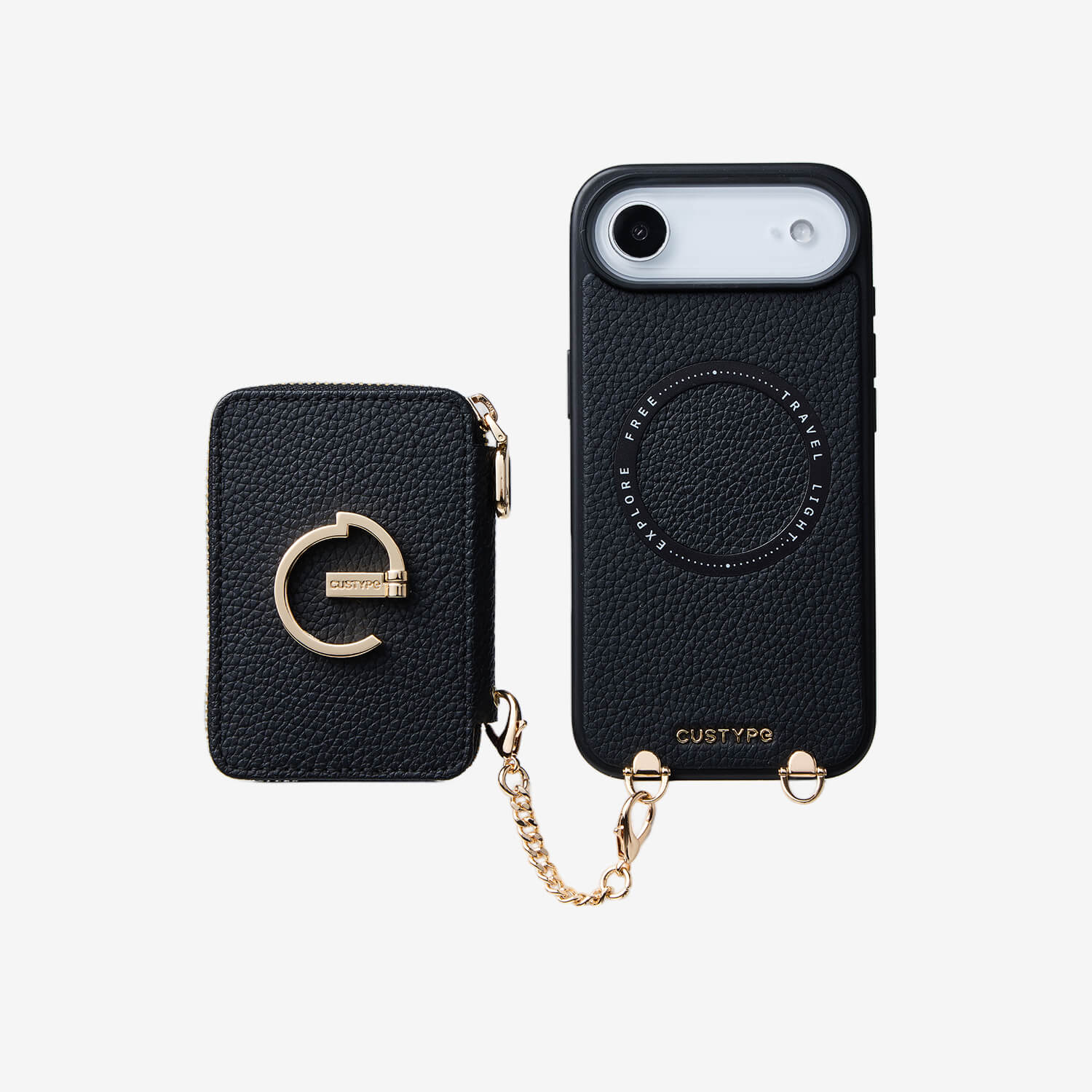 Original Design Set- Detachable Wallet Phone Case with Wireless Charging Card Holder and Wireless Charging-Mobile Phone Cases-Custype