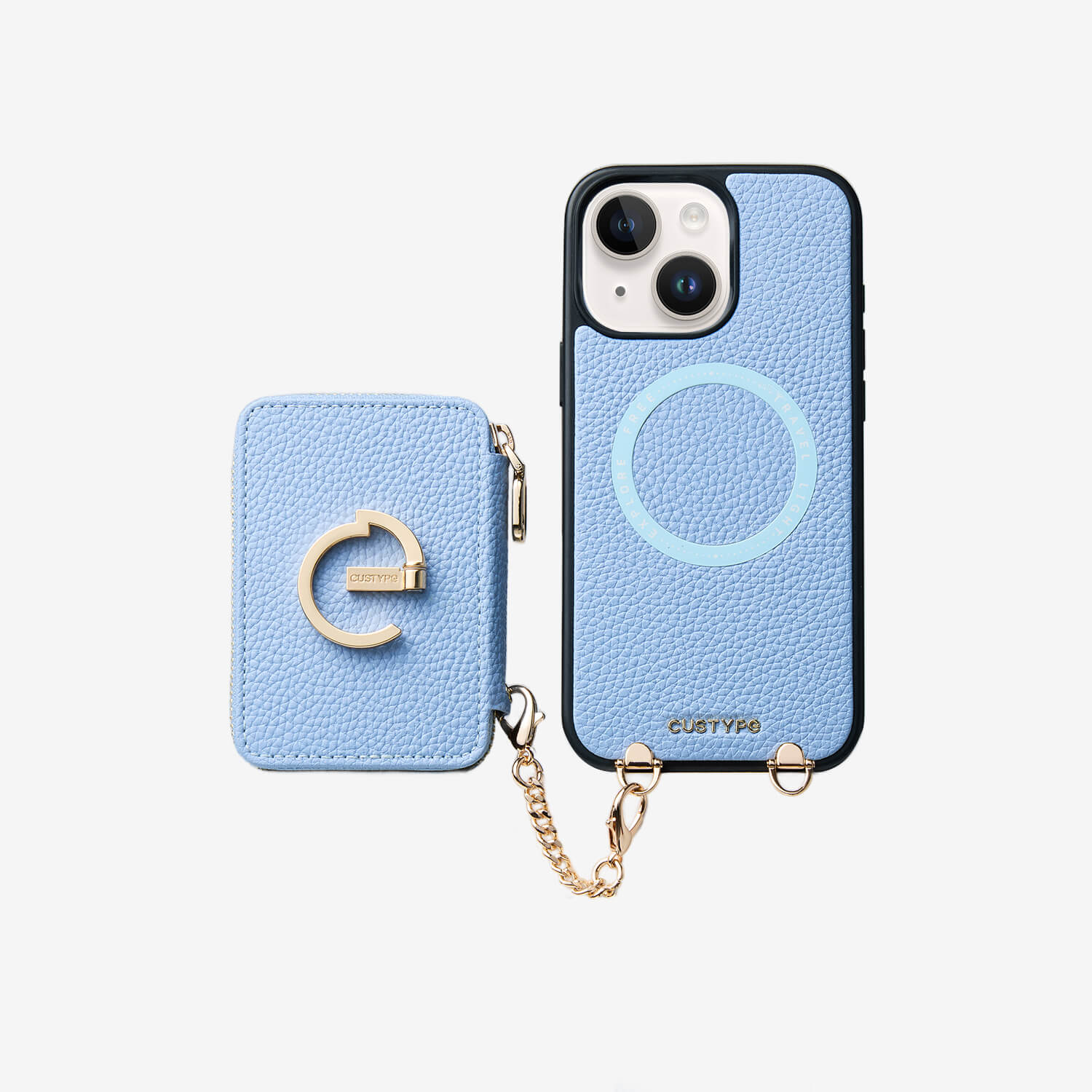 Original Design Set- Detachable Wallet Phone Case with Wireless Charging Card Holder and Wireless Charging-Mobile Phone Cases-Custype