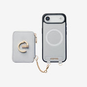 Original Design Set- Detachable Wallet Phone Case with Wireless Charging Card Holder and Wireless Charging-Custype