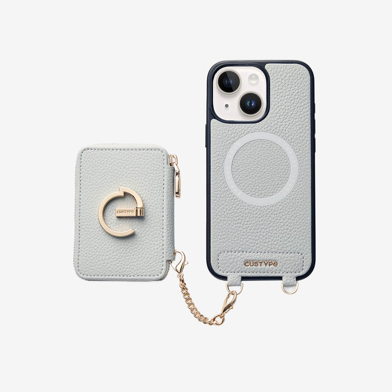 Original Design Set- Detachable Wallet Phone Case with Wireless Charging Card Holder and Wireless Charging-Custype