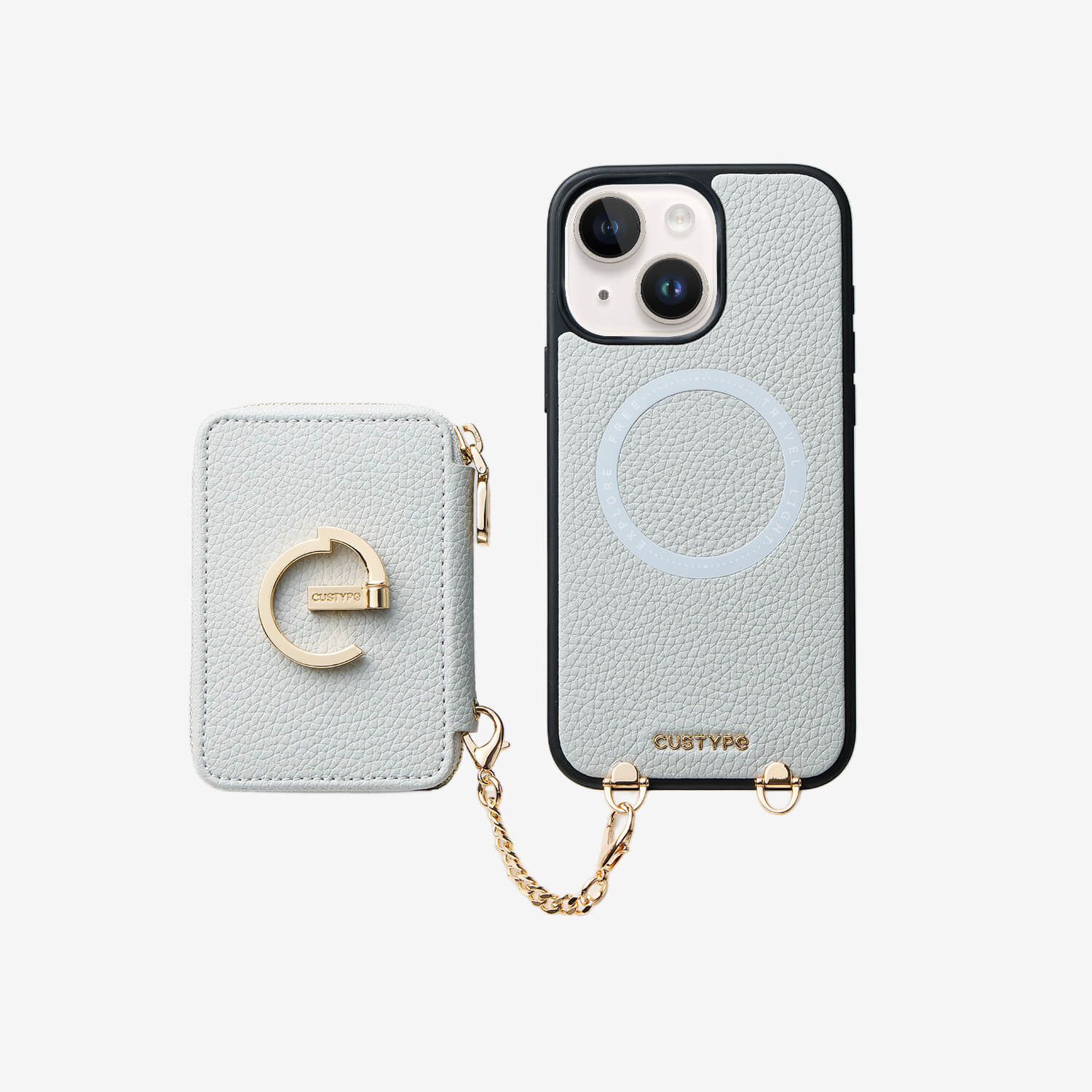 Original Design Set- Detachable Wallet Phone Case with Wireless Charging Card Holder and Wireless Charging-Mobile Phone Cases-Custype