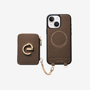 Original Design Set- Detachable Wallet Phone Case with Wireless Charging Card Holder and Wireless Charging-Custype