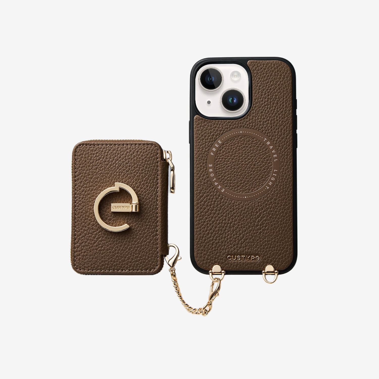 Original Design Set- Detachable Wallet Phone Case with Wireless Charging Card Holder and Wireless Charging-Mobile Phone Cases-Custype