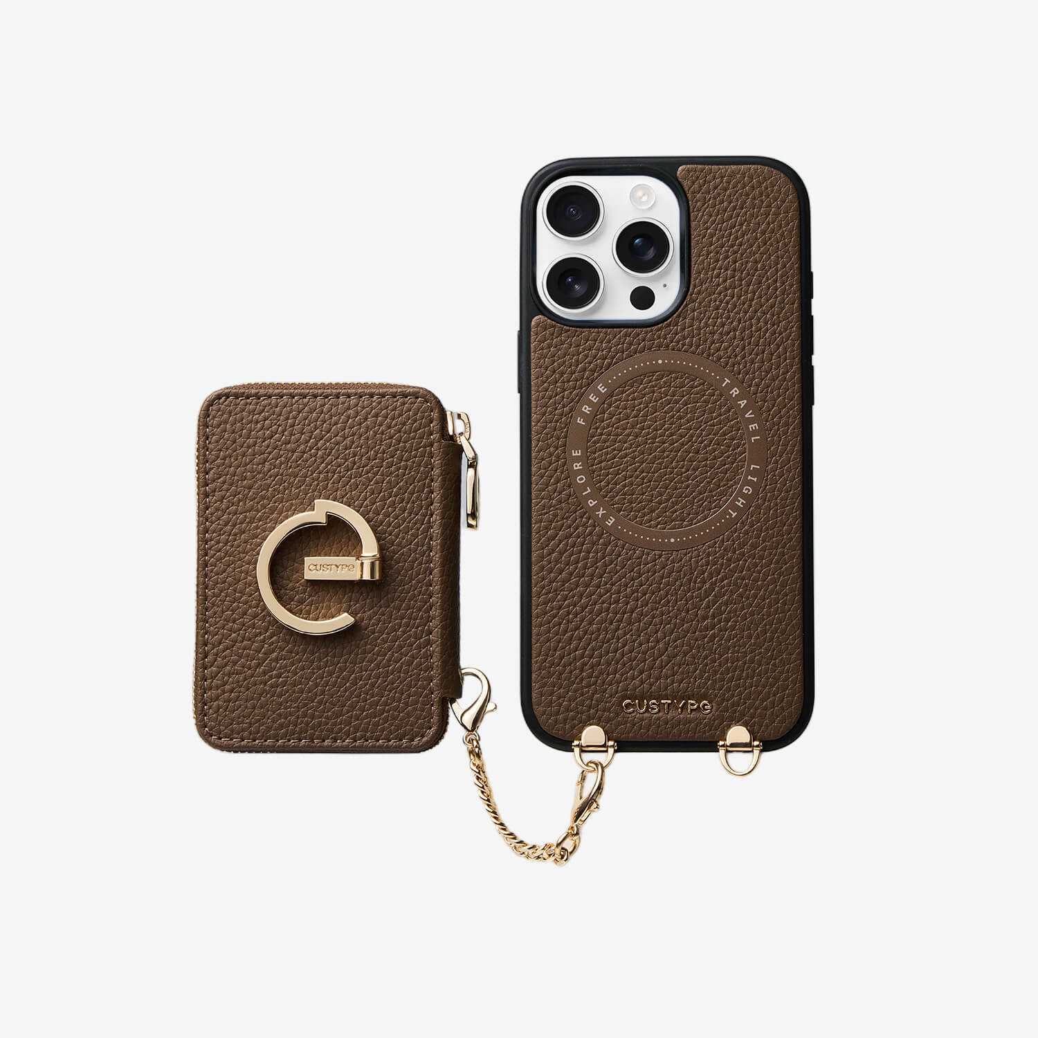 Original Design Set- Detachable Wallet Phone Case with Wireless Charging Card Holder and Wireless Charging-Mobile Phone Cases-Custype