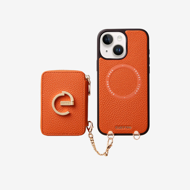 Original Design Set- Detachable Wallet Phone Case with Wireless Charging Card Holder and Wireless Charging-Mobile Phone Cases-Custype