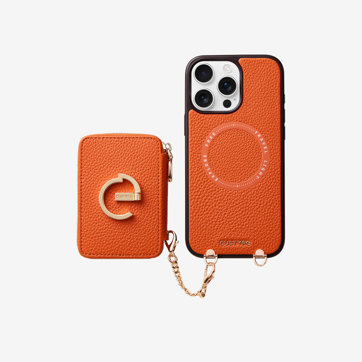 Original Design Set- Detachable Wallet Phone Case with Wireless Charging Card Holder and Wireless Charging-Mobile Phone Cases-Custype