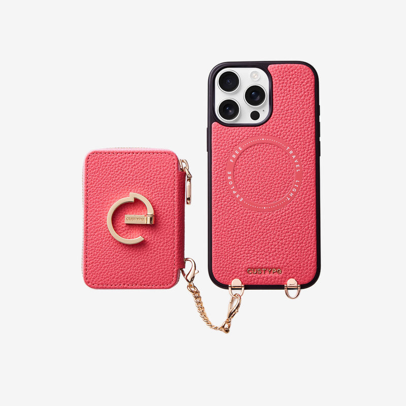 Original Design Set- Detachable Wallet Phone Case with Wireless Charging Card Holder and Wireless Charging-Mobile Phone Cases-Custype