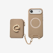Original Design Set- Detachable Wallet Phone Case with Wireless Charging Card Holder and Wireless Charging-Custype