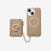 Original Design Set- Detachable Wallet Phone Case with Wireless Charging Card Holder and Wireless Charging-Custype