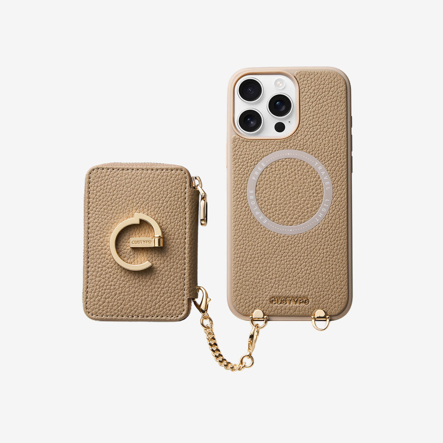 Original Design Set- Detachable Wallet Phone Case with Wireless Charging Card Holder and Wireless Charging-Mobile Phone Cases-Custype