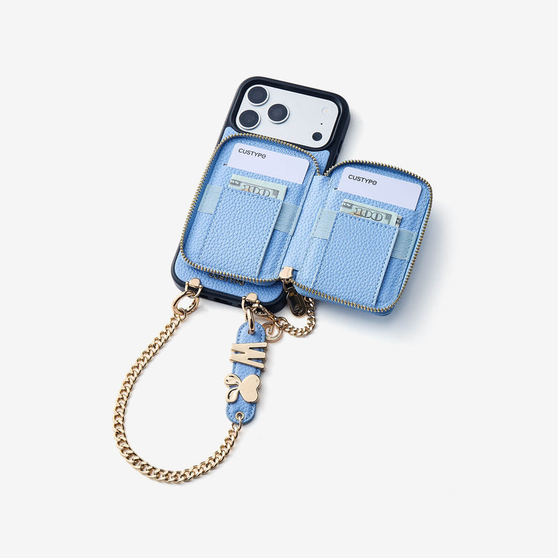 Personalised Style Kit- Detachable Wallet Phone Case with Wrist Strap & Grip-Mobile Phone Cases-Custype