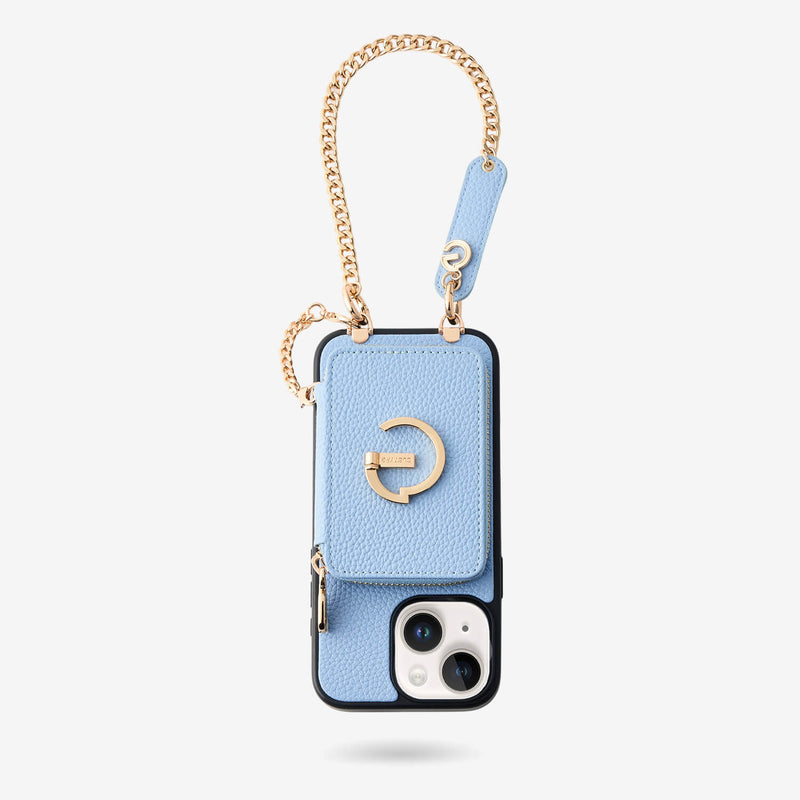 Personalised Style Kit- Detachable Wallet Phone Case with Wrist Strap & Grip - iPhone 15 Plus-Mobile Phone Cases-Custype