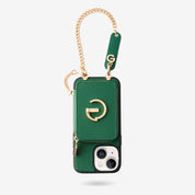 Personalised Style Kit- Detachable Wallet Phone Case with Wrist Strap & Grip - iPhone 15 Plus-Mobile Phone Cases-Custype