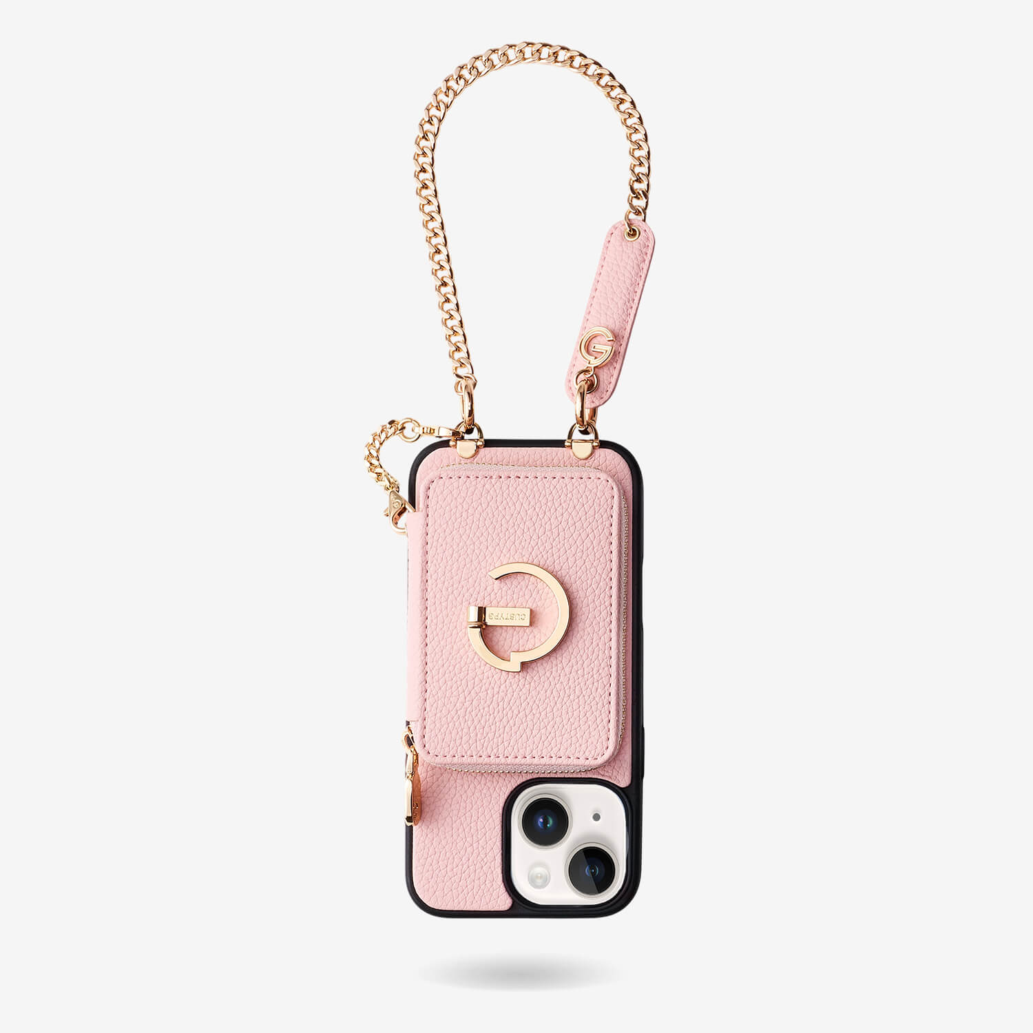 Personalised Style Kit- Detachable Wallet Phone Case with Wrist Strap & Grip - iPhone 15 Plus-Mobile Phone Cases-Custype