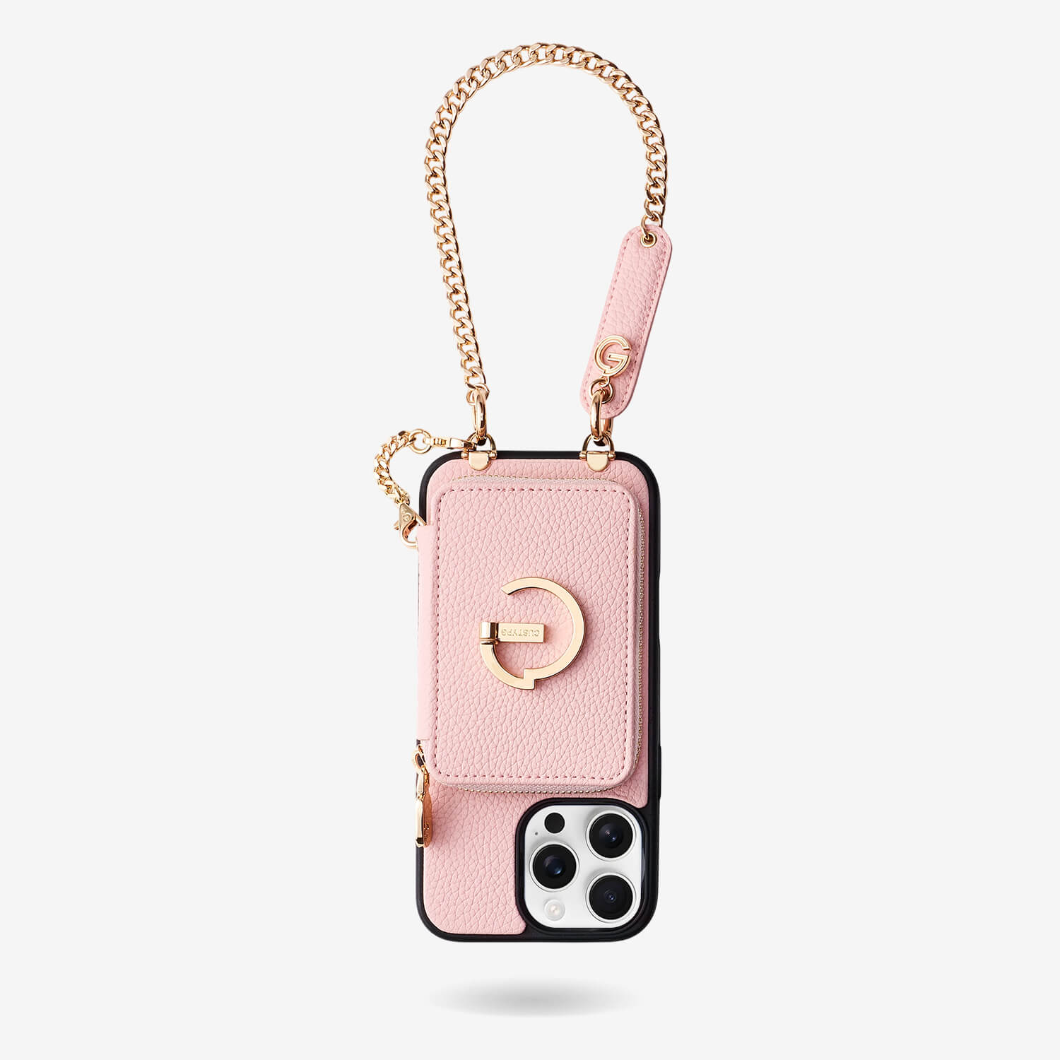 Personalised Style Kit- Detachable Wallet Phone Case with Wrist Strap & Grip - iPhone 15 Pro-Mobile Phone Cases-Custype