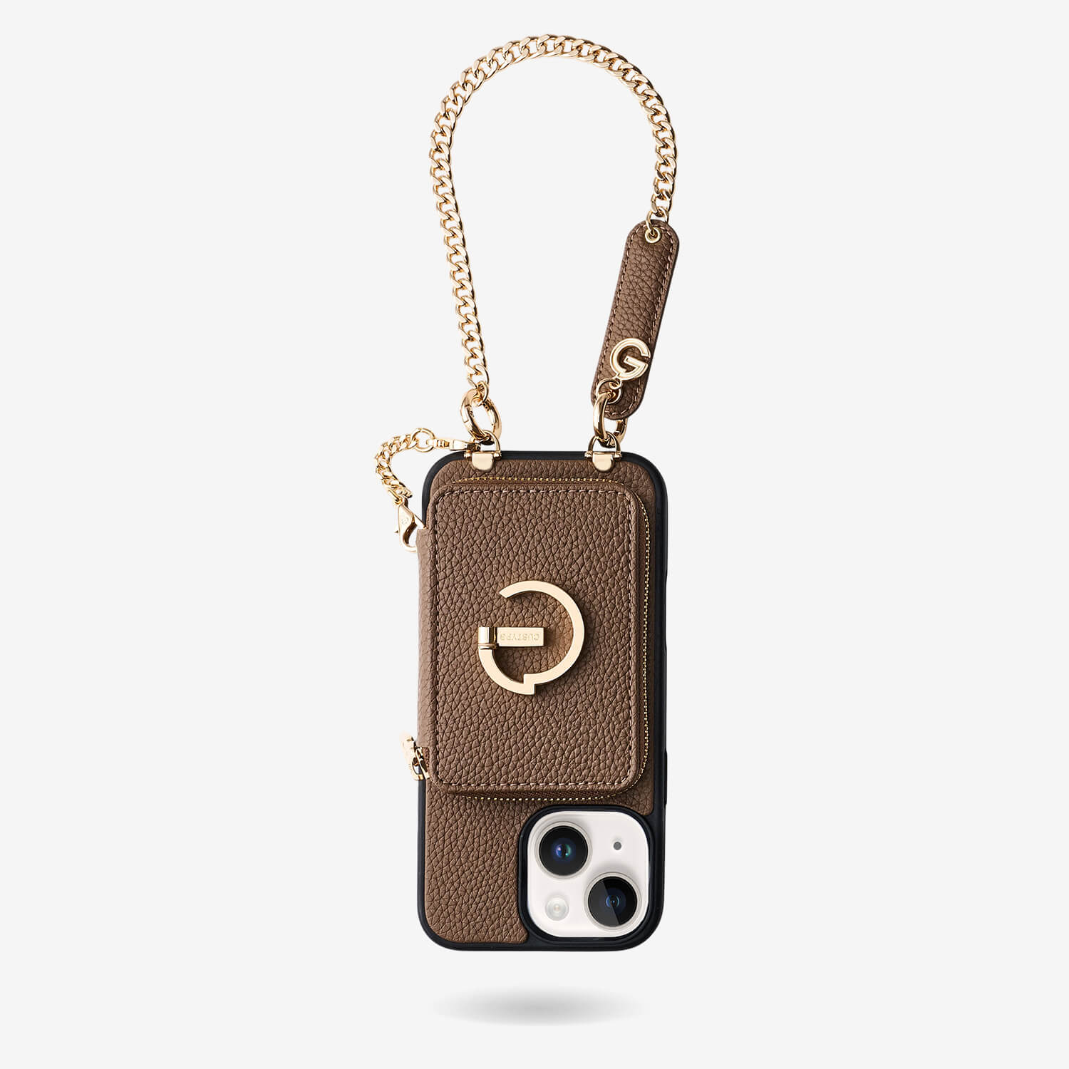 Personalised Style Kit- Detachable Wallet Phone Case with Wrist Strap & Grip - iPhone 15 Plus-Mobile Phone Cases-Custype