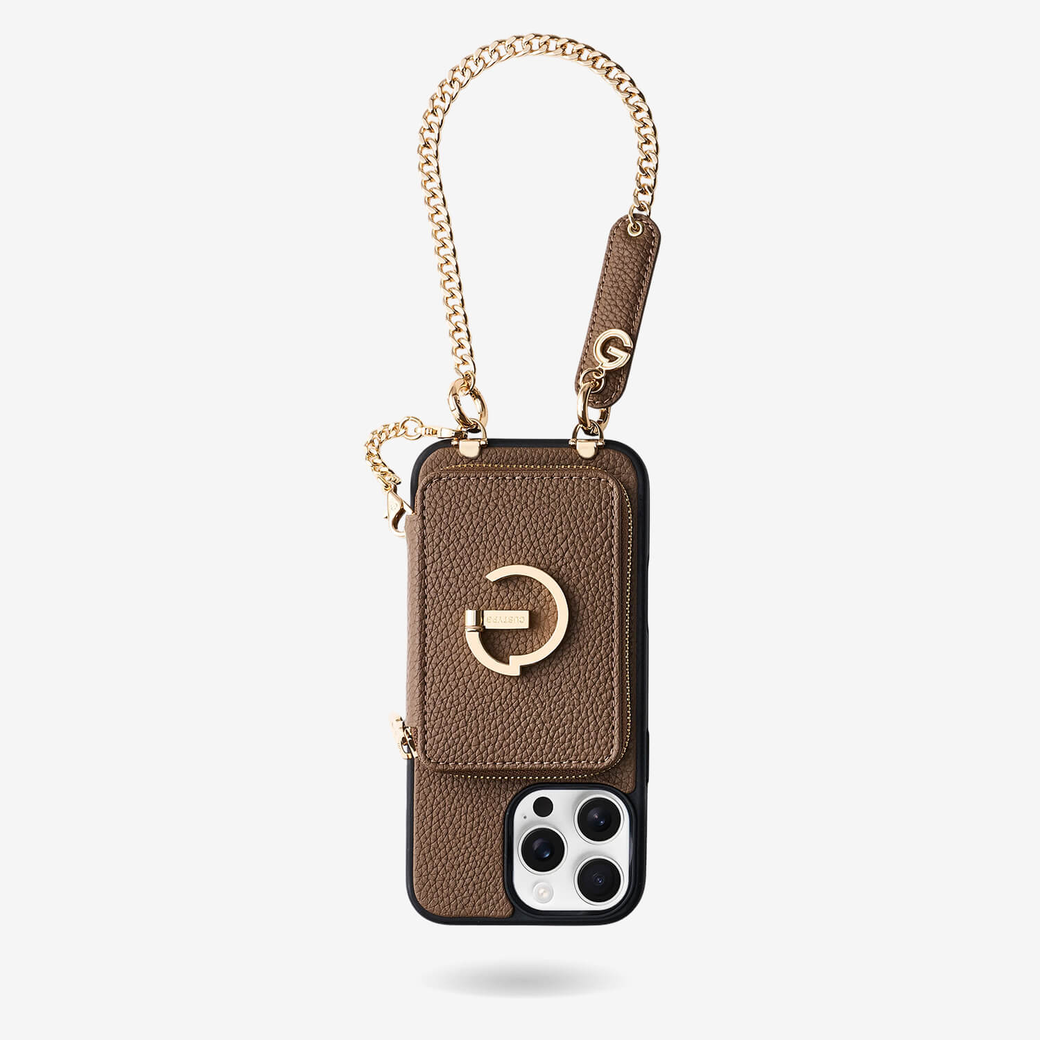 Personalised Style Kit- Detachable Wallet Phone Case with Wrist Strap & Grip - iPhone 15 Pro-Mobile Phone Cases-Custype
