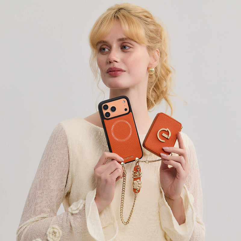 Personalised Style Kit- Detachable Wallet Phone Case with Wrist Strap & Grip-Mobile Phone Cases-Custype