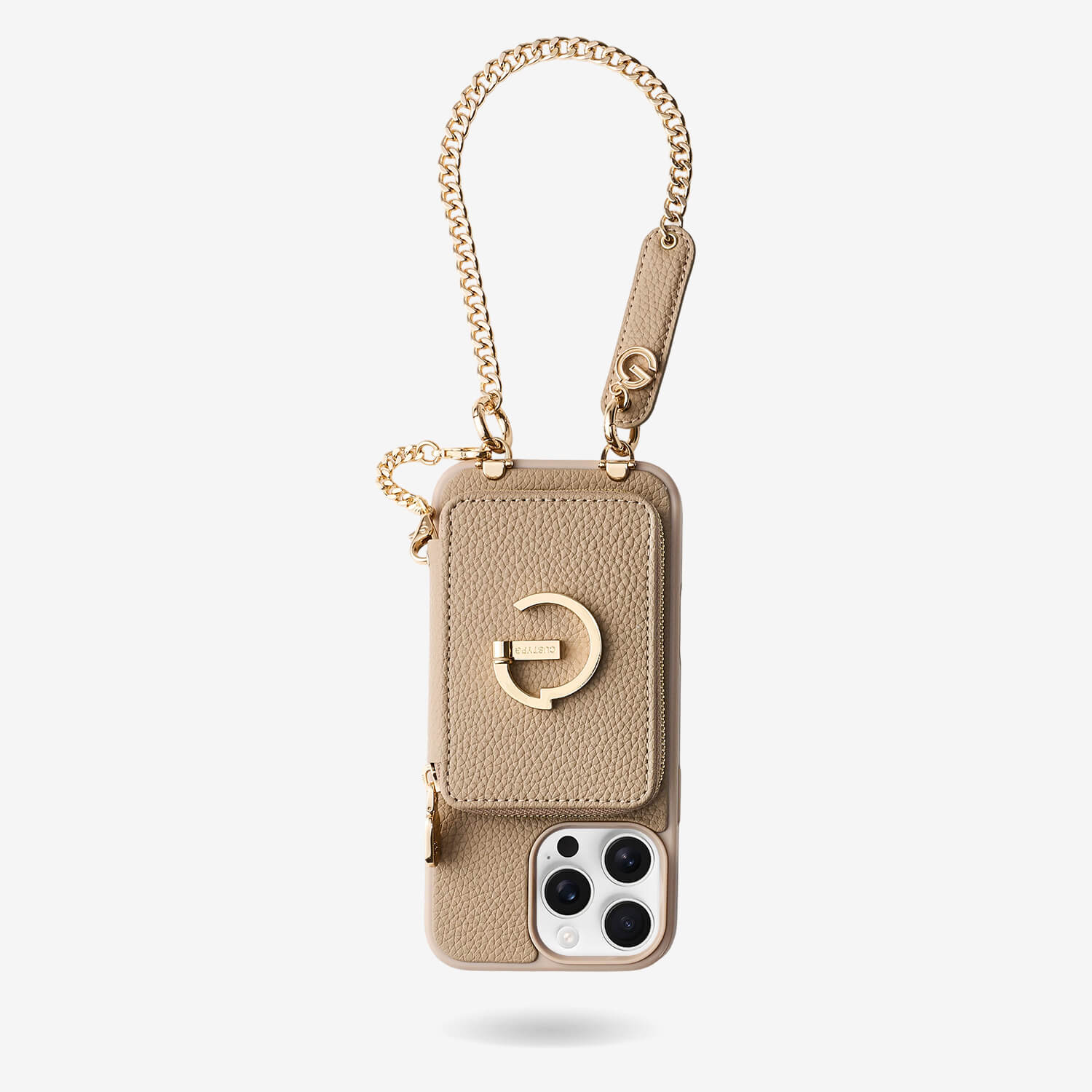 Personalised Style Kit- Detachable Wallet Phone Case with Wrist Strap & Grip - iPhone 15 Pro-Mobile Phone Cases-Custype