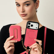 Original Design Set- Detachable Wireless Charging Crossbody Square Stand Wallet Phone Case Round Pouch Set-Mobile Phone Cases-DETACHABLE WALLET & ROUND POUCH