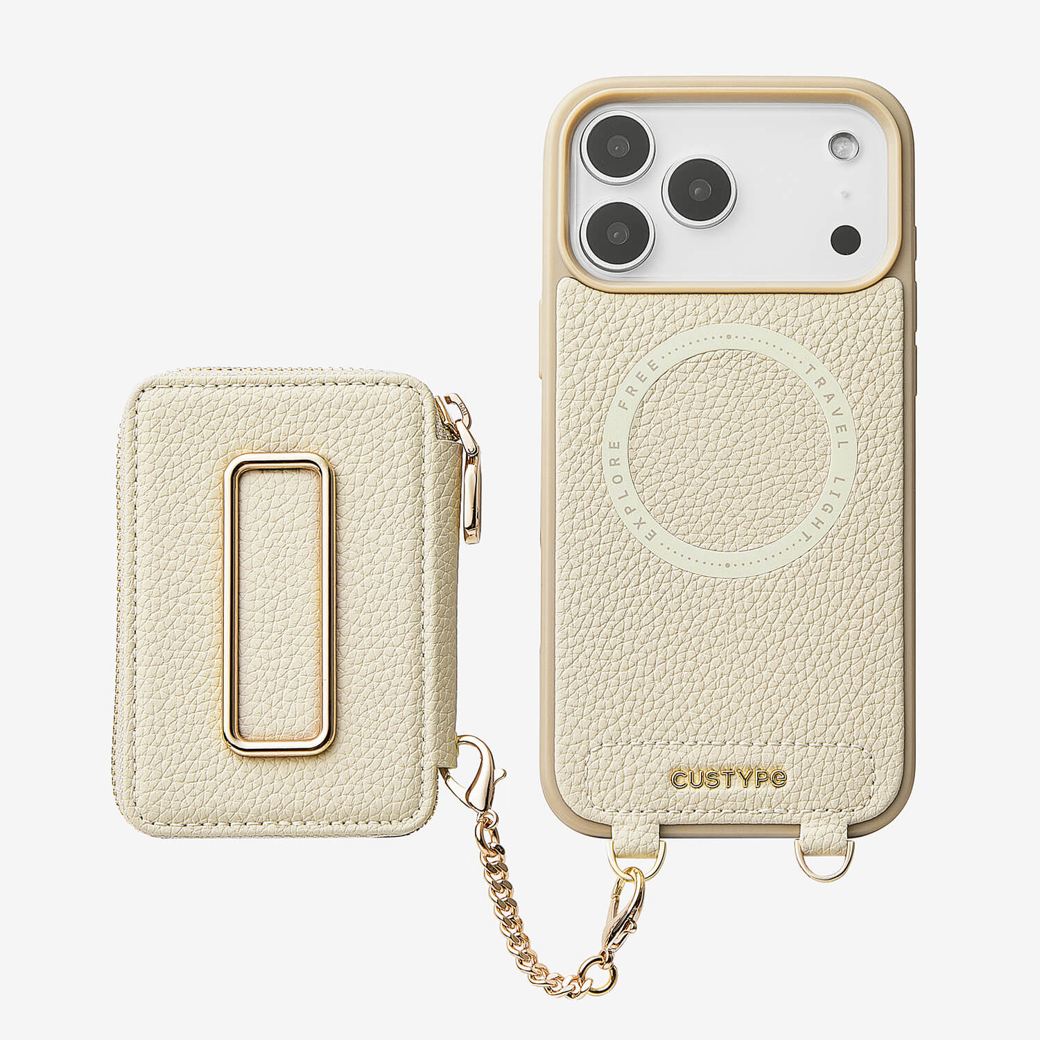 Mobile Phone Cases-Beige-iPhone 17 Pro Max
