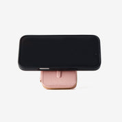 Original Design Set- Detachable Wireless Charging Crossbody Square Stand Wallet Phone Case Round Pouch Set