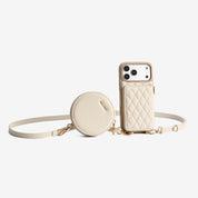 ThreadTrend- Argyle Phone Case Round Pouch Set