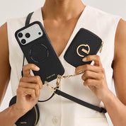 Original Design Set- Detachable Wireless Charging Crossbody Wallet Phone Case Round Pouch Set-Mobile Phone Cases-Custype
