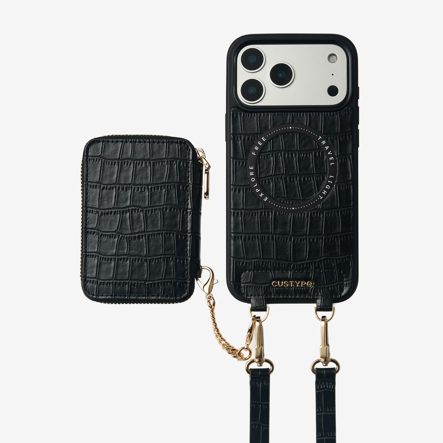 Crossbody iPhone Case with Strap, Card Holder & Leather Wallet Custype Page 4 Crossbody iPhone Case with Strap, Card Holder & Leather Wallet Custype Page 4