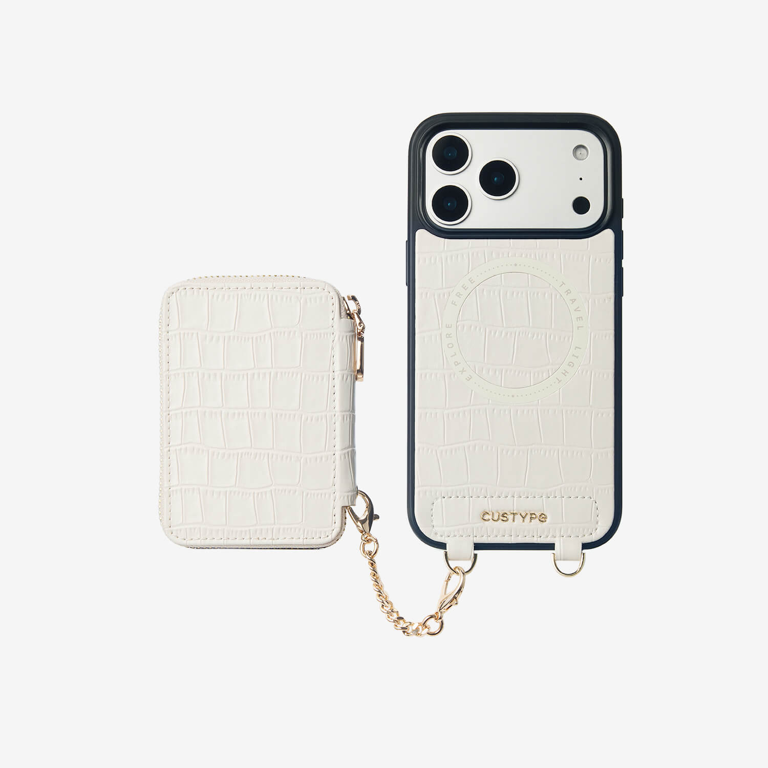 Crocodile Craft Set- Detachable Wireless Charging Wallet Phone Case